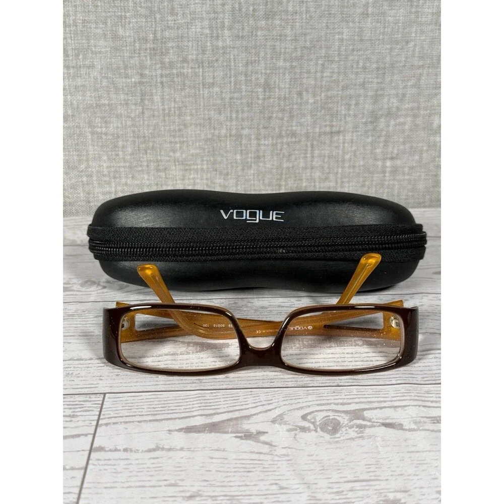 VOGUE VO 2537 1539 BROWN / Black Orange AUTHENTIC EYEGLASSES 50-15-130